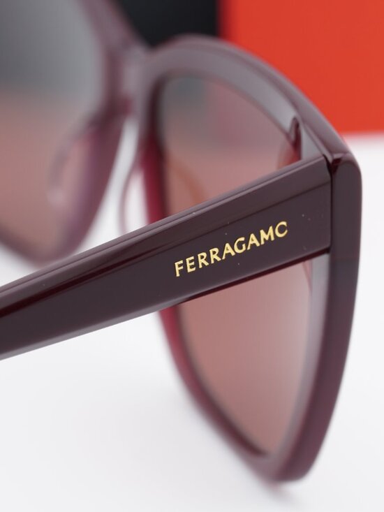 Salvatore Ferragamo SF1102S 606 Butterfly Sunglasses - Wine / Mauve main image 9
